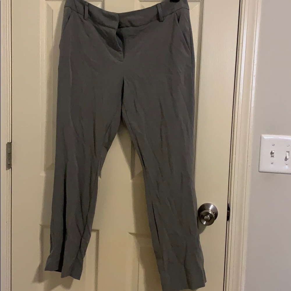 Gray dress pants